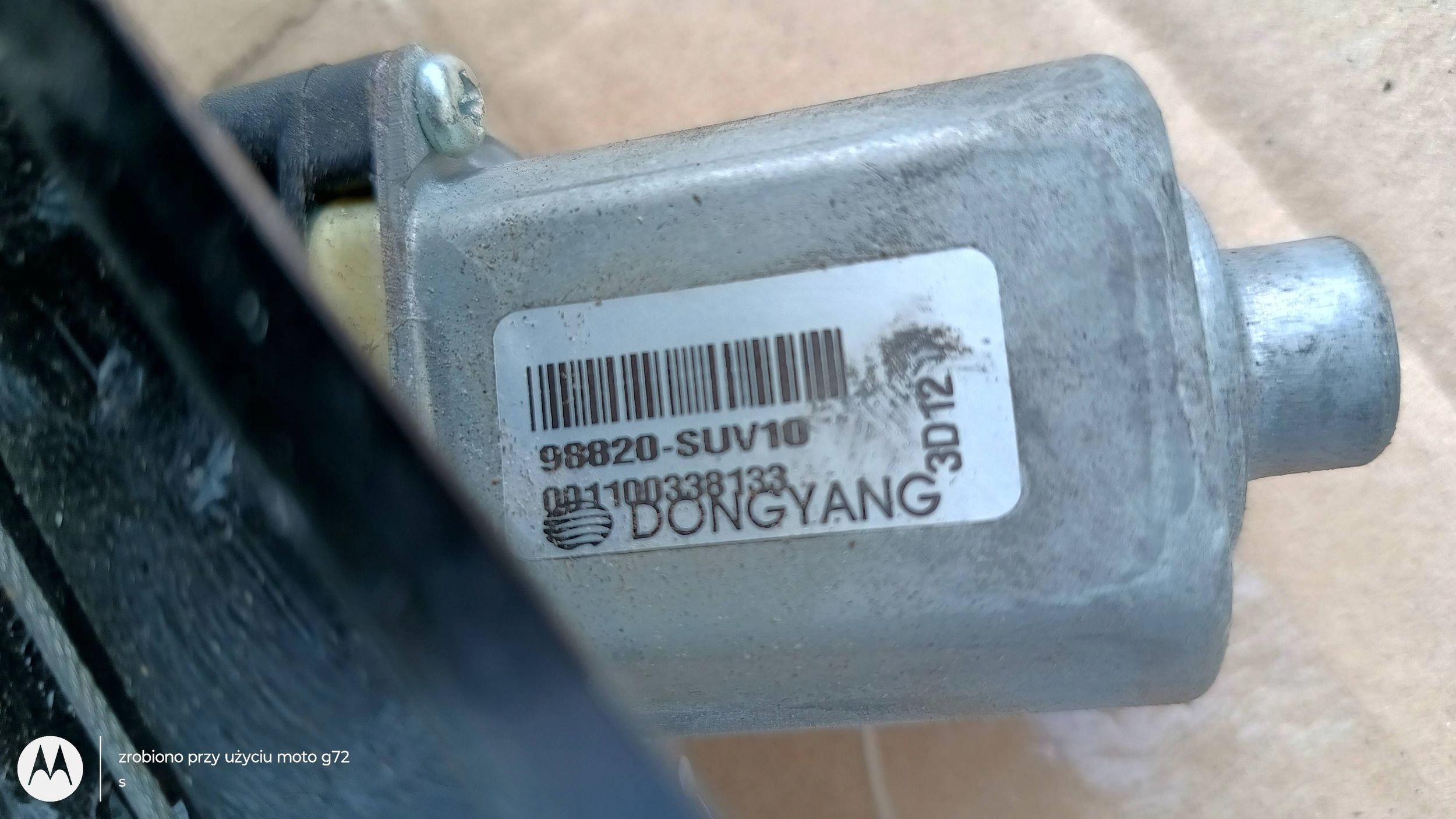 CHEVROLET TRAX window regulator door left front 98820-SUV10 2013
