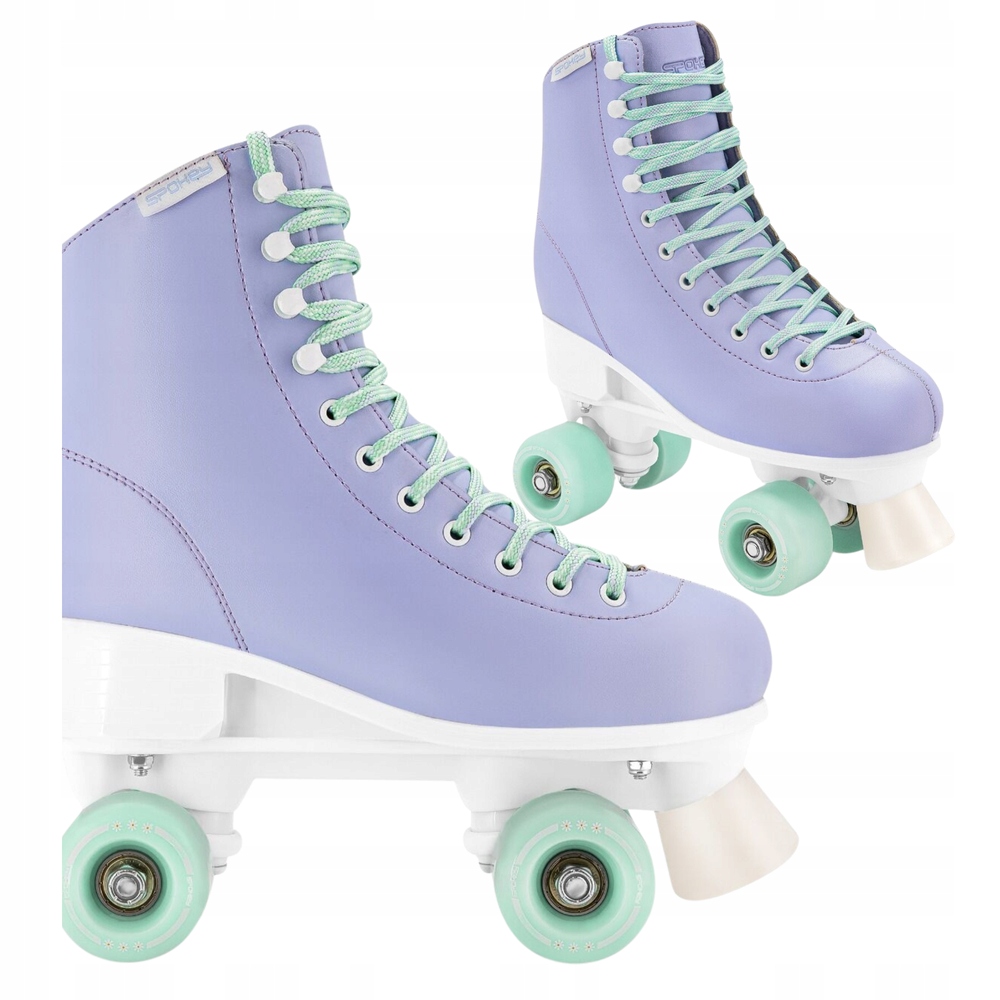 Kolečkové Brusle Regulovatelné Dámské Klasické Retro Kaučukové vel. 35-38