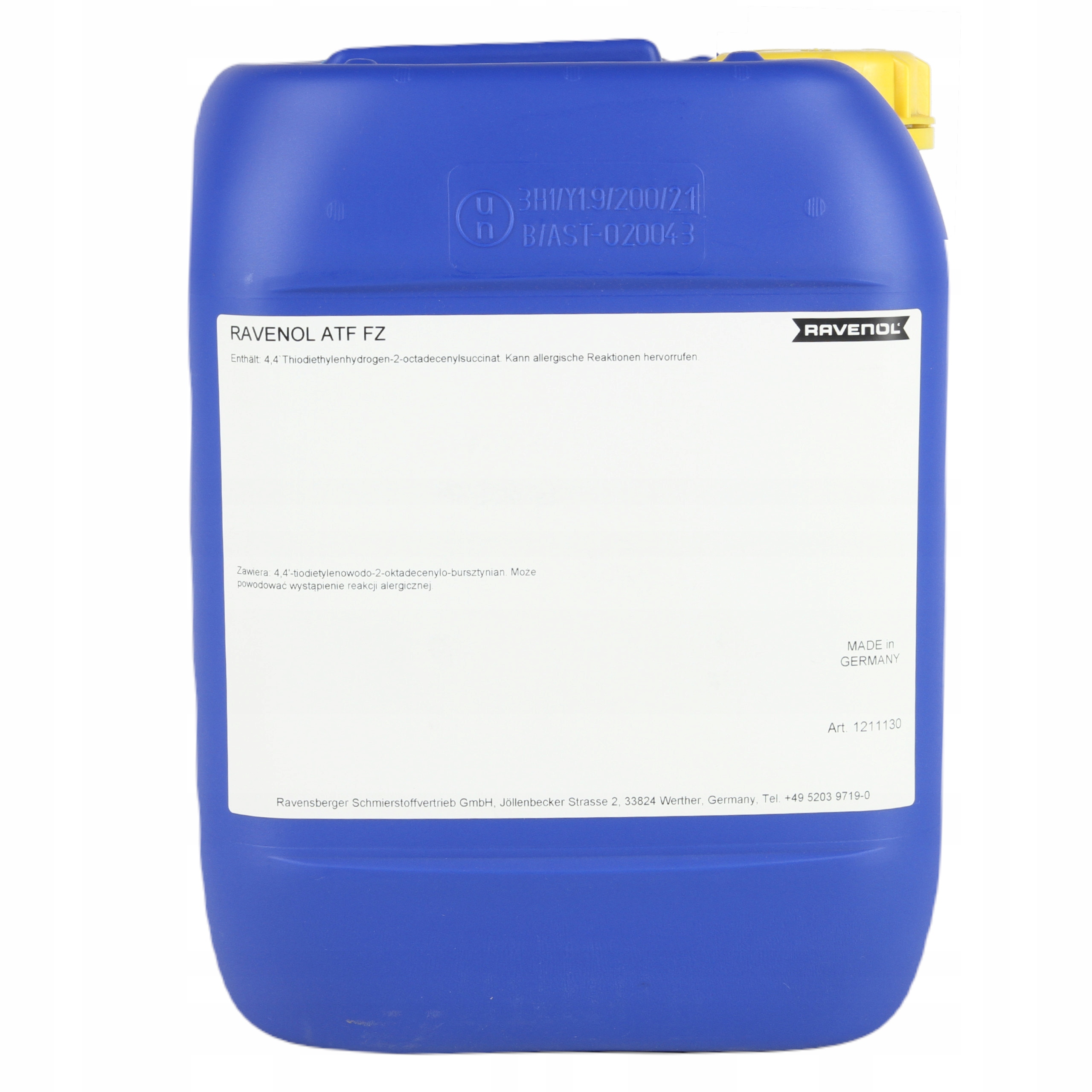 RAVENOL ATF FZ (FOR MAZDA SKYACTIV) 10L Stan opakowania oryginalne