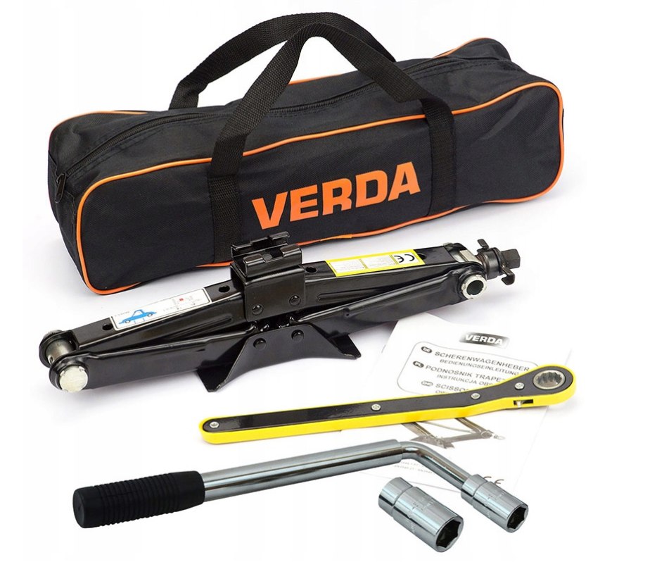 ZESTAW LEWAREK KLUCZ TELESKOPOWY DO KÓŁ POKROWIEC Marka Verda
