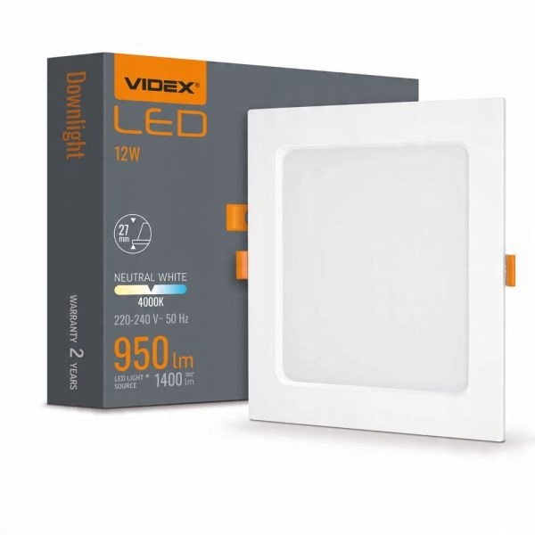 

Panel Led Oprawa Podtynkowa Plafon 12W 4000K