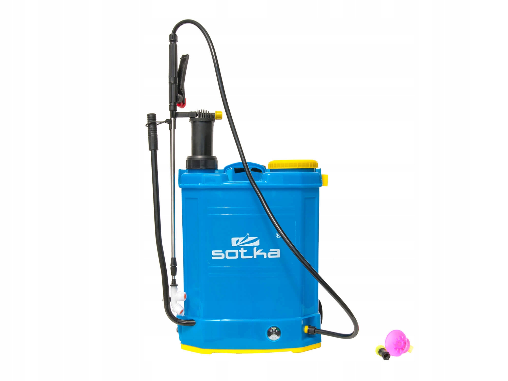 Postřikovač 16 l dvoupohonný elektrický akumulátorový ruční batohový