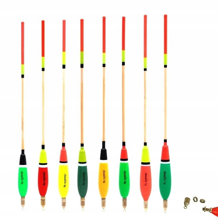 ZESTAW SPŁAWIKI PRZELOTOWE WĘDKARSKI RYB WAGGLER REGULACJA DOCIĄŻENIA 8szt Kod producenta WAGLER PRZELOTOWY ŚWIETLIK RYBACKI KARPIOWY