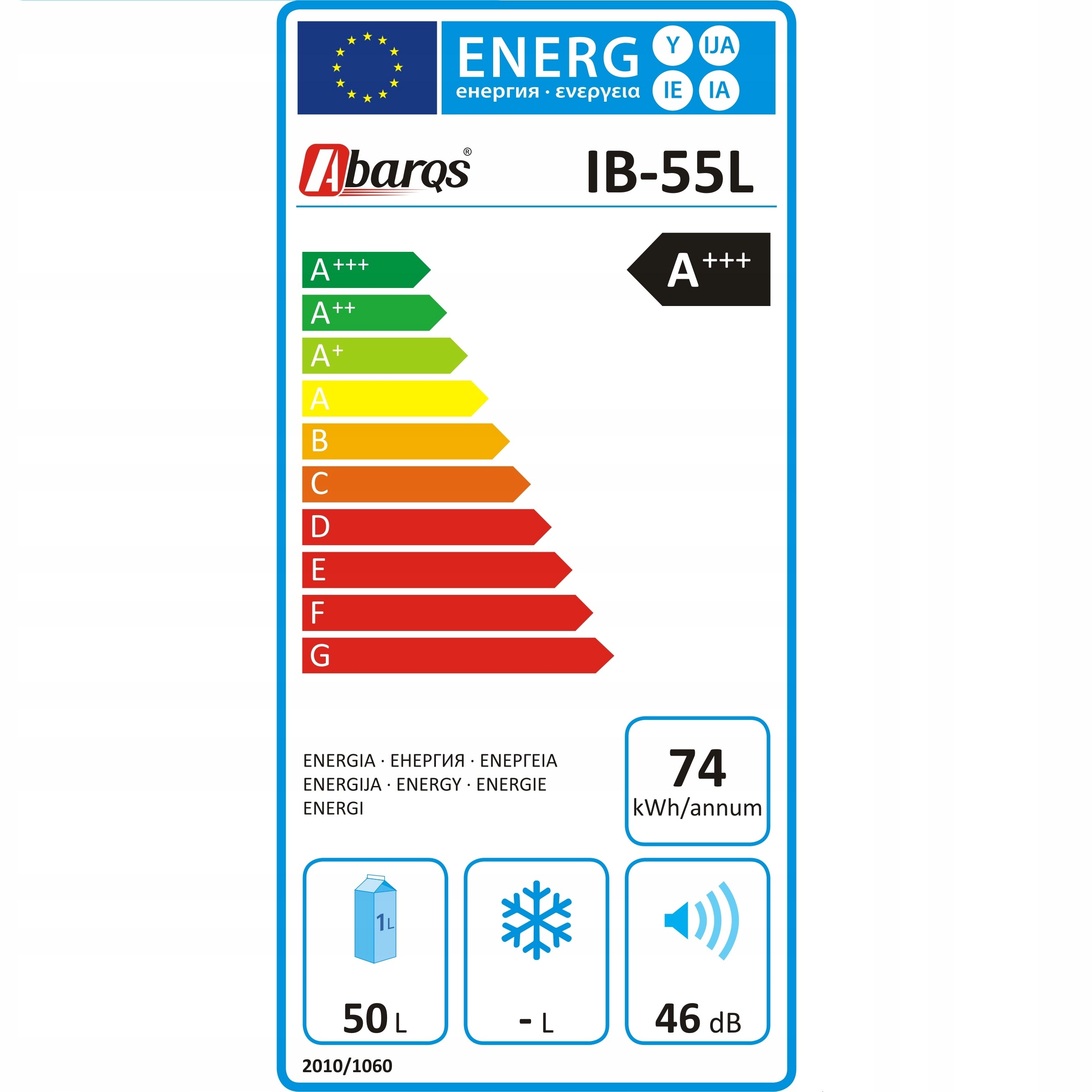 -20°C Lodówka Turystyczna IB-55I Przenośna Mobilna KÓŁKA gumowe 12V 230V Marka AbarQs
