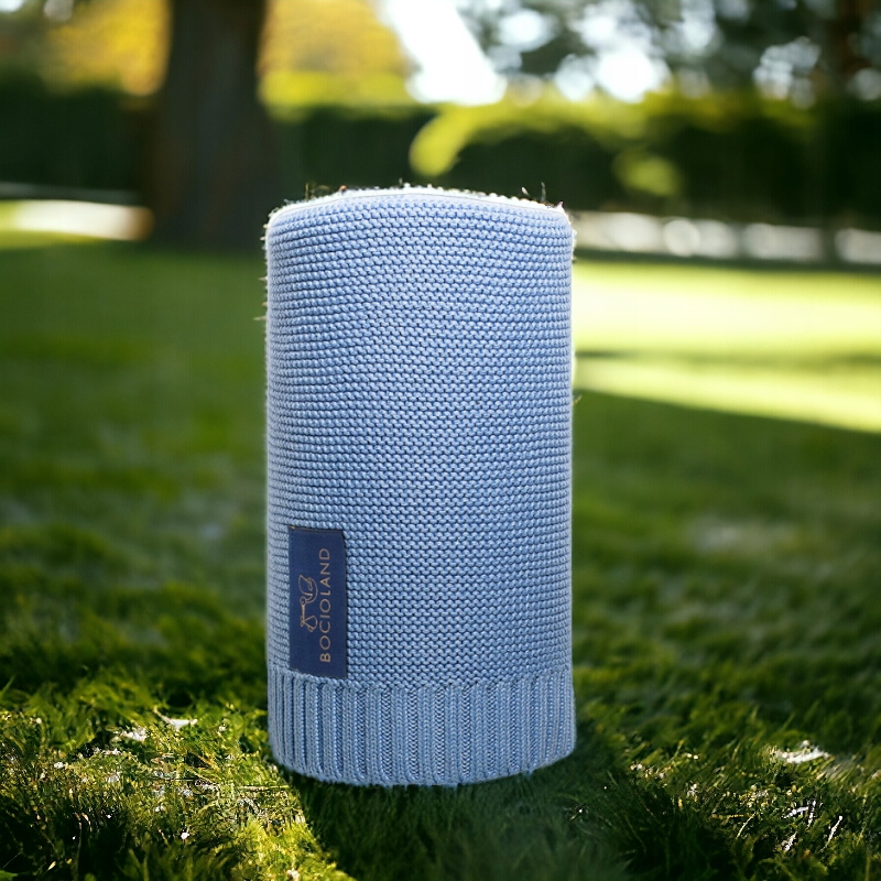 Kocyk bambusowy PARIS niebieski - BOCIOLAND Kod producenta BOC0274