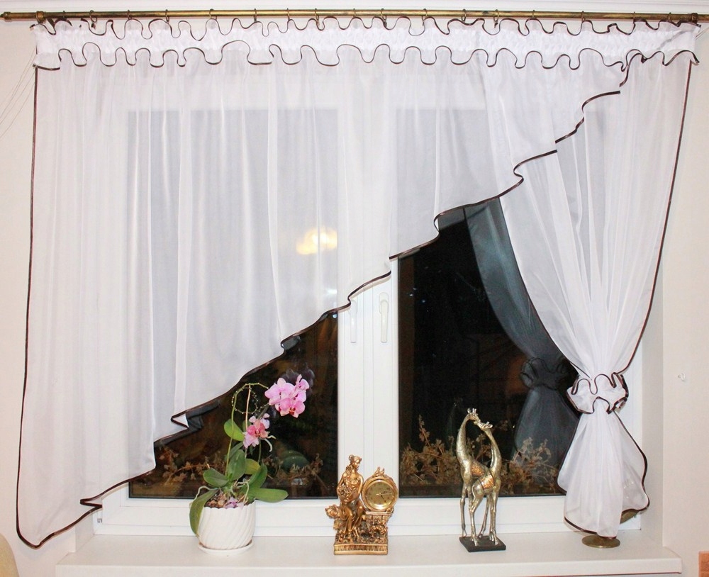 FIRANKA 1 ŁĄCZE Białe 35 KOLORÓW PROMOCJA Firany Wysokość 1 cm