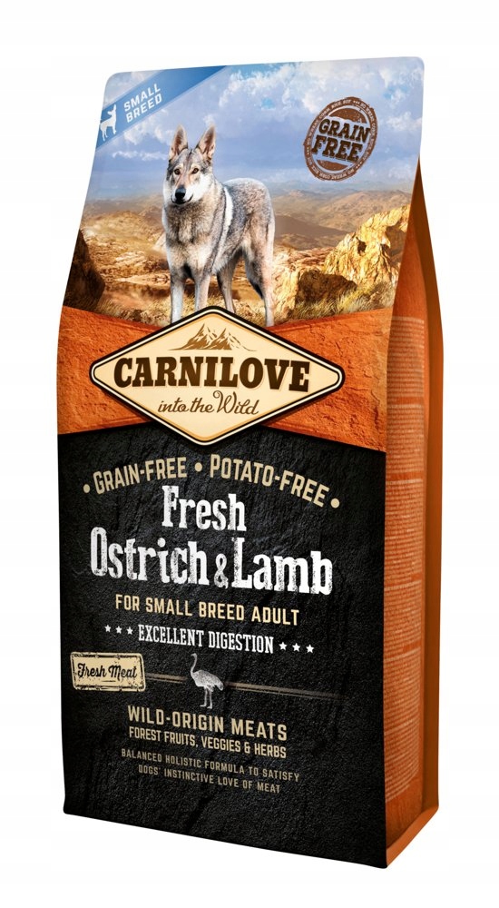 Levně Carnilove Fresh Pštros Jehněčí Adult 6kg