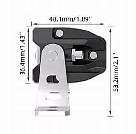 Светодиодный тонкий бар SX-FG-20 53cm изогнутый