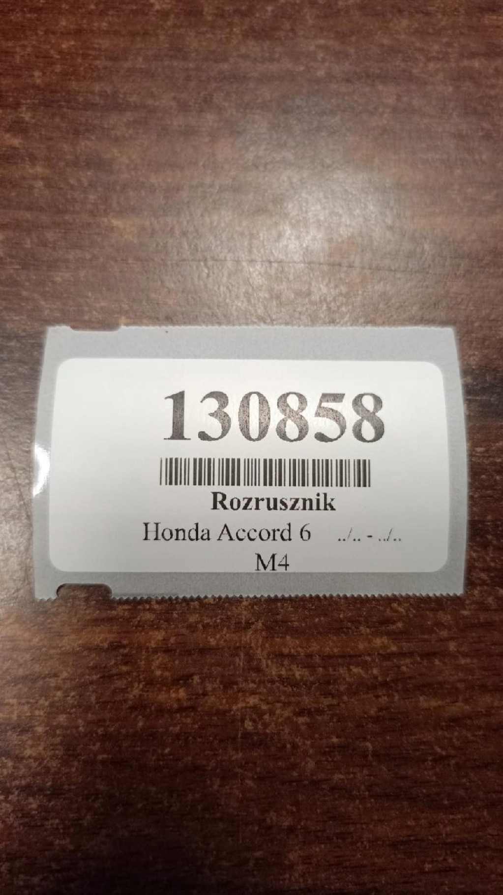HONDA ACCORD VI 2.0 D starter