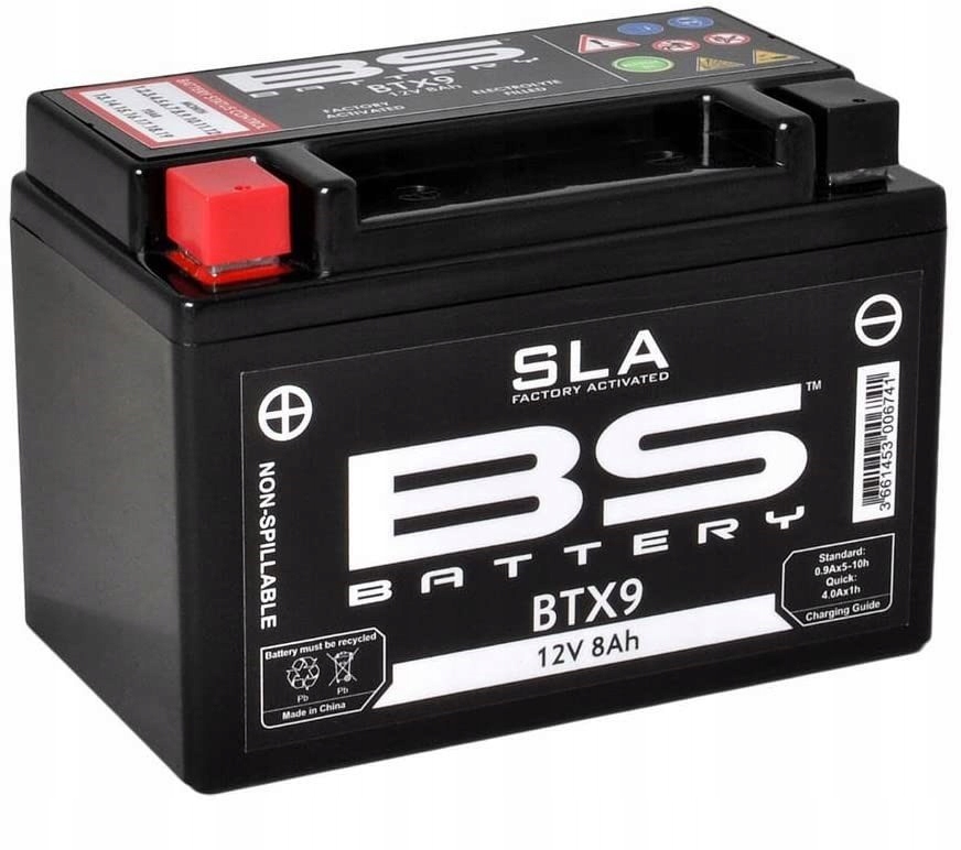 Akumulátor na motorku Bs 300841 12 N5.5 4 A 12 V