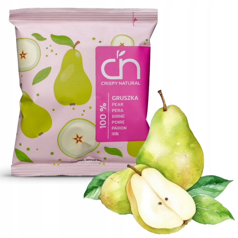 Zdrowe Przekąski Suszone Gruszki 18 g Crispy Natural Kod producenta 5900238967616
