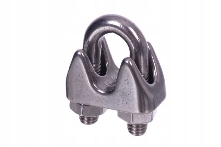 Zacisk do lin kabłąkowy nierdzewny 12 mm A4 Typ U