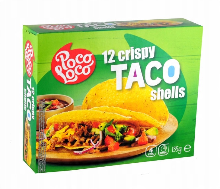 

Taco Shells, muszle do taco 12szt. 135g Poco Loco