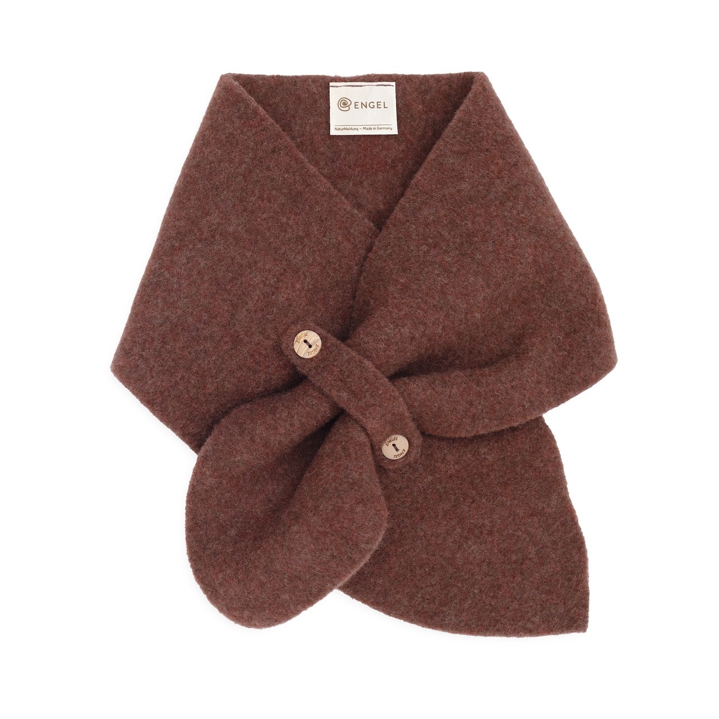 Szalik merino Cinnamon Melange One size Brązowy Engel Natur