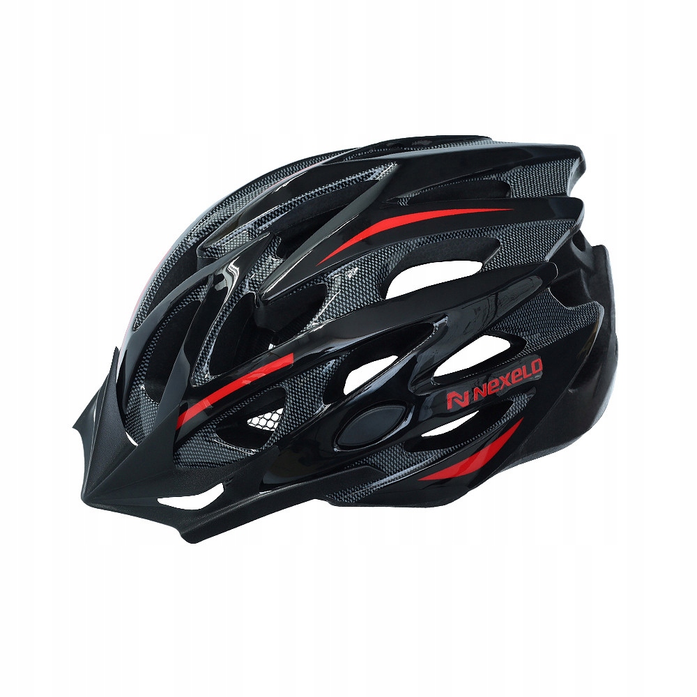 Cyklistická helma Nexelo Straight Shiny 58-61 cm, In-Mold konstrukce