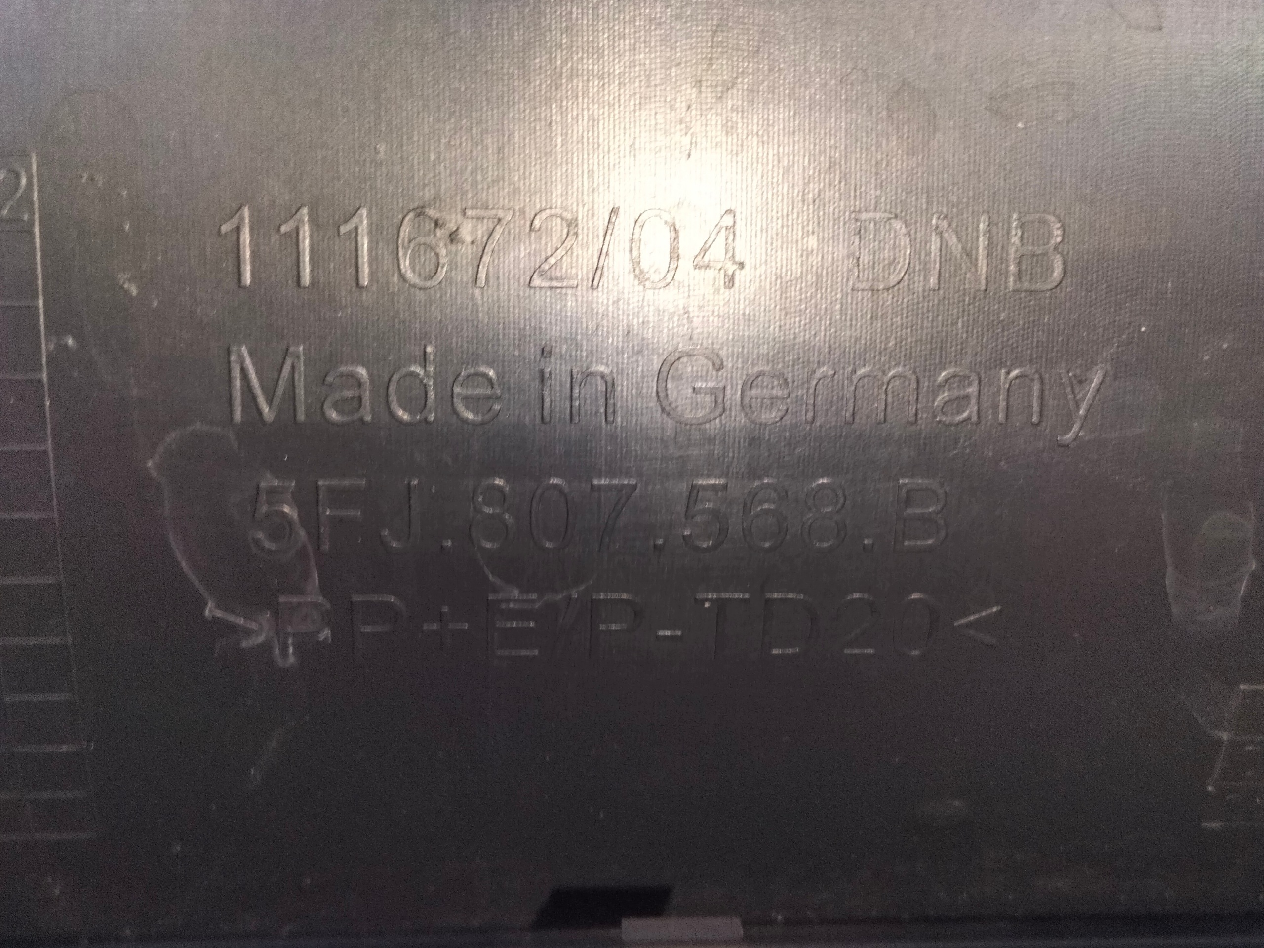 bumper rear rear part SEAT TARRACO FR 18