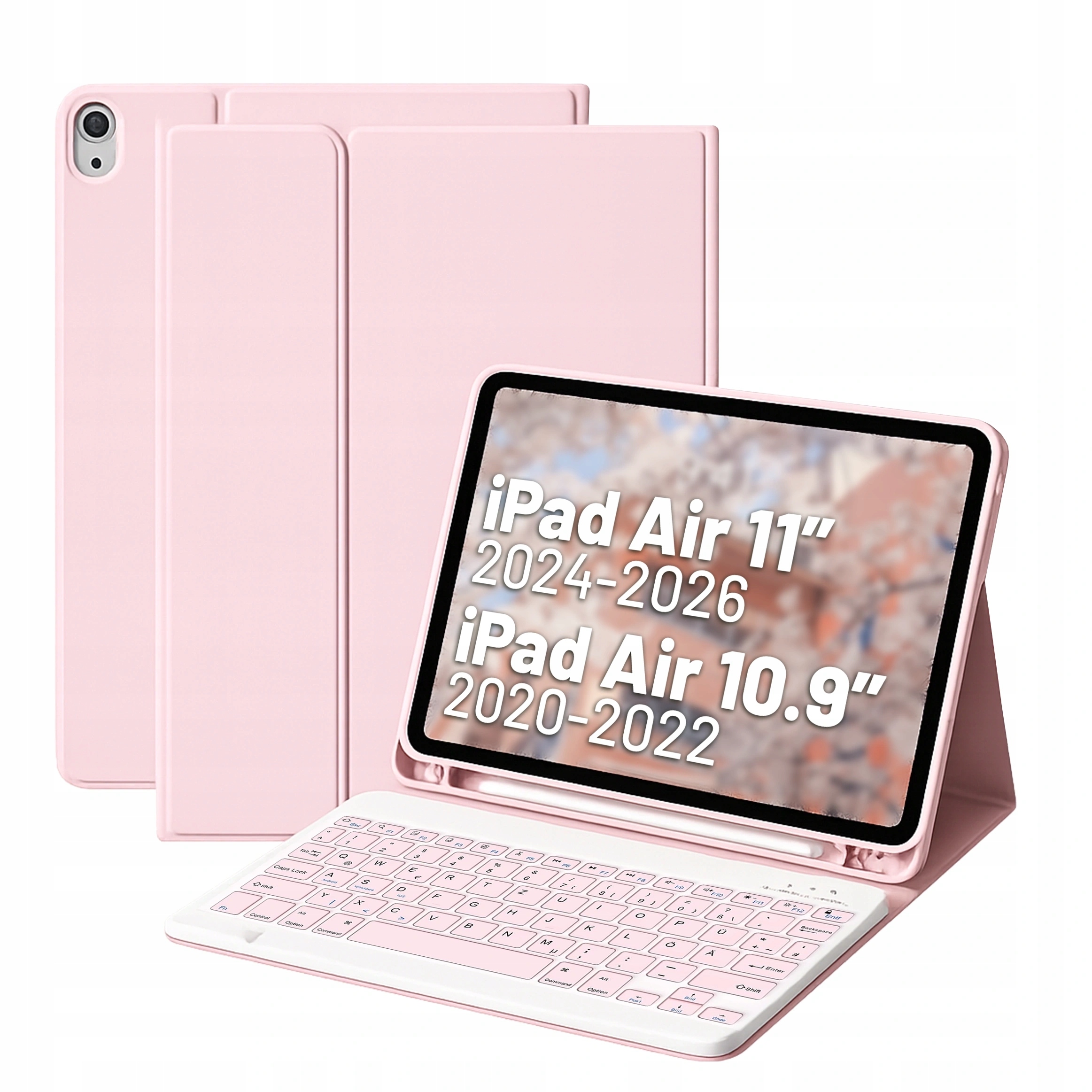 Pouzdro a Klávesnice pro Apple iPad Air 11" 2024 2025 2026 Air 10.9" 2020 2022
