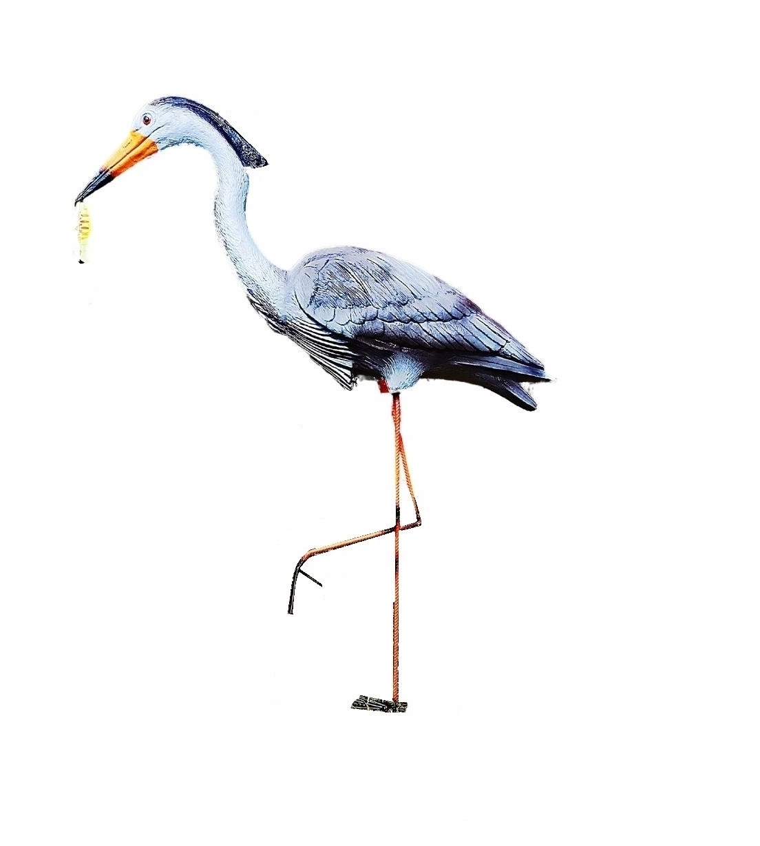 

Figura ogrodowa ozdobnaCZAPLA Duża Z RYBKĄ(H:96cm)