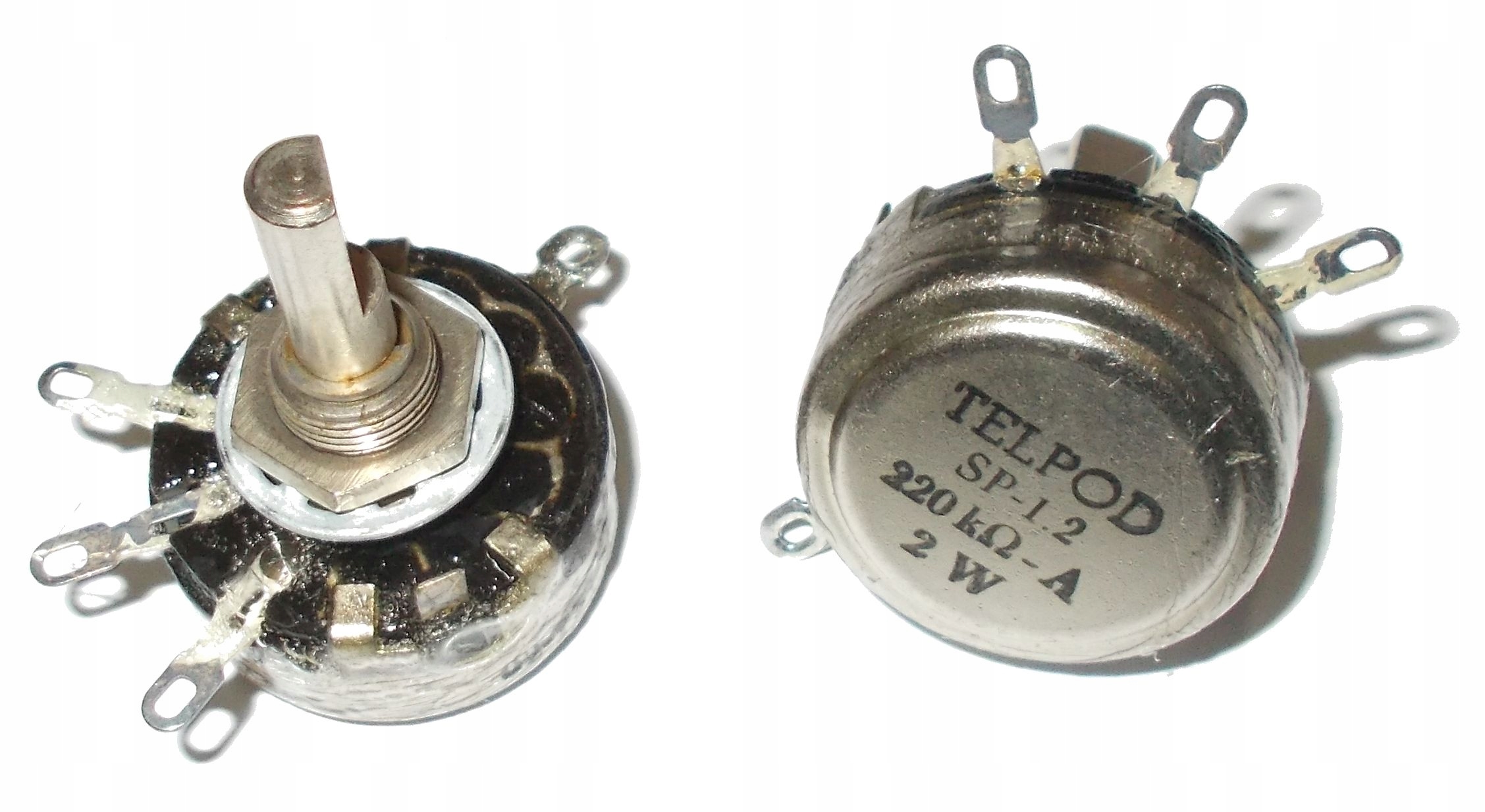 

Potencjometr Telpod SP-1.2 _ 220k A 2W oś 25mm