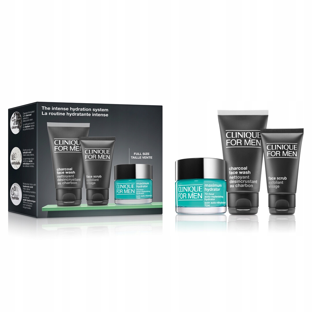 The Intense Hydration System sada krém na obličej 50 ml pleťový peeling