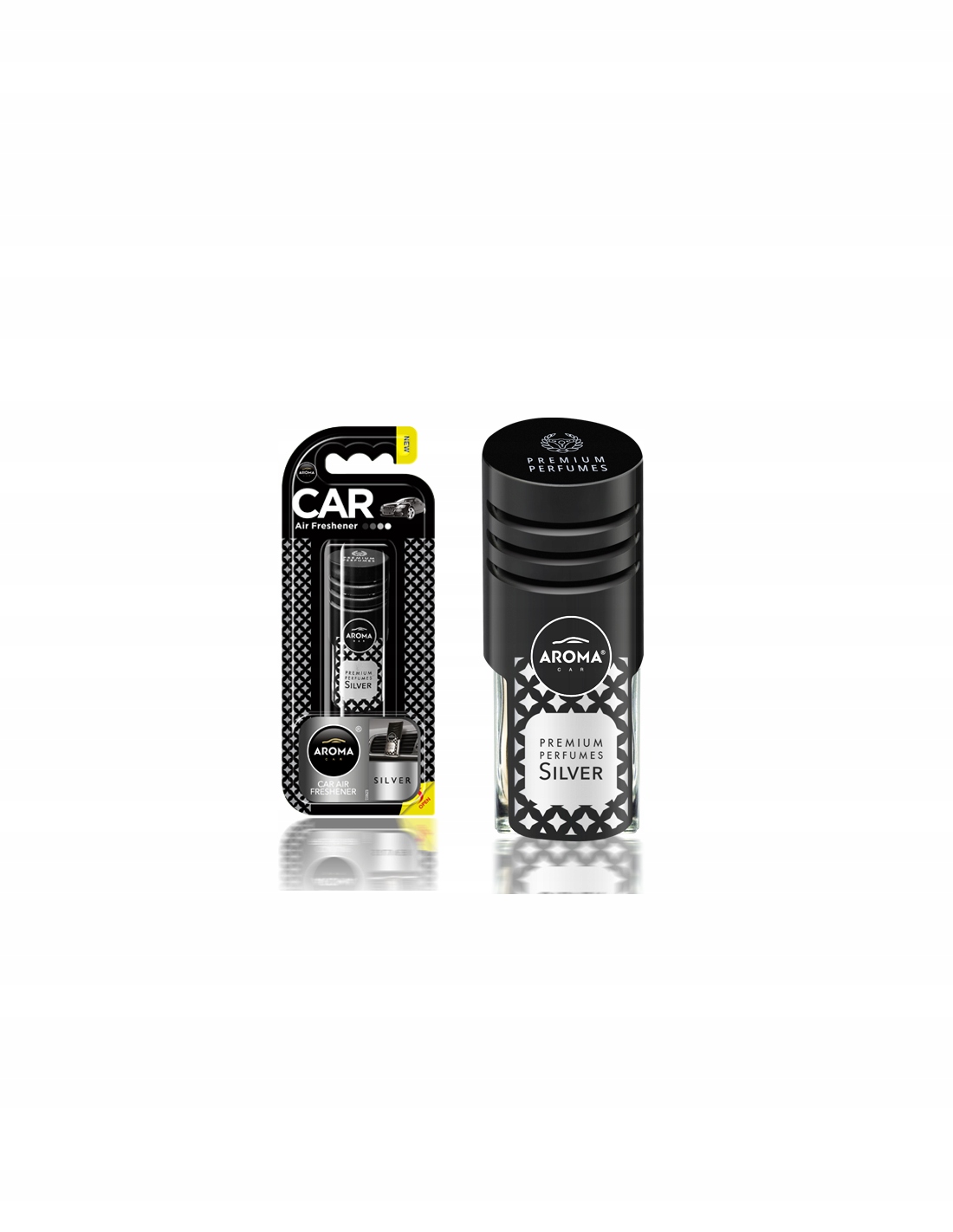 

Zapach Samochodowy Silver Prestige Vent Aroma Car