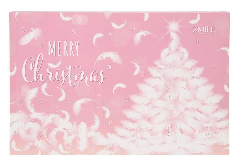 Адвент-календарь Zmile Cosmetics Pink And Fluffy 2025, 24 средства для макияжа и маникюра