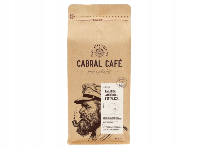 Kawa ziarnista Cabral Cafe Fazenda Ambiental Fortaleza 1 kg (Rzemieślnicza)