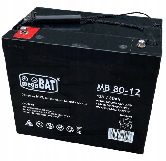 Akumulátor Vrla Mb 80-12 (260/168/211 mm) Mb 80-12