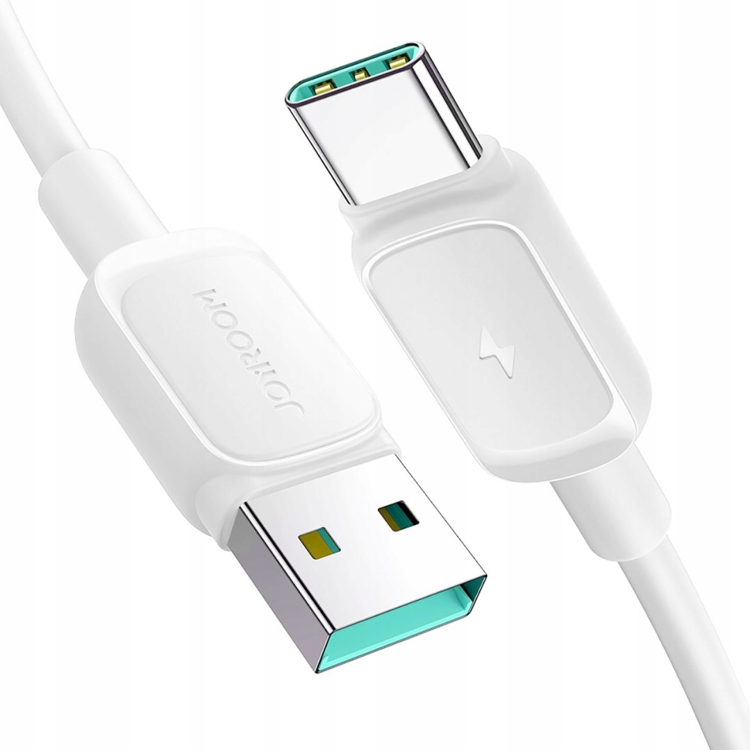 Kabel przewód Multi-Color Series A14 Usb-a Usb-c 3A 1.2 m biały