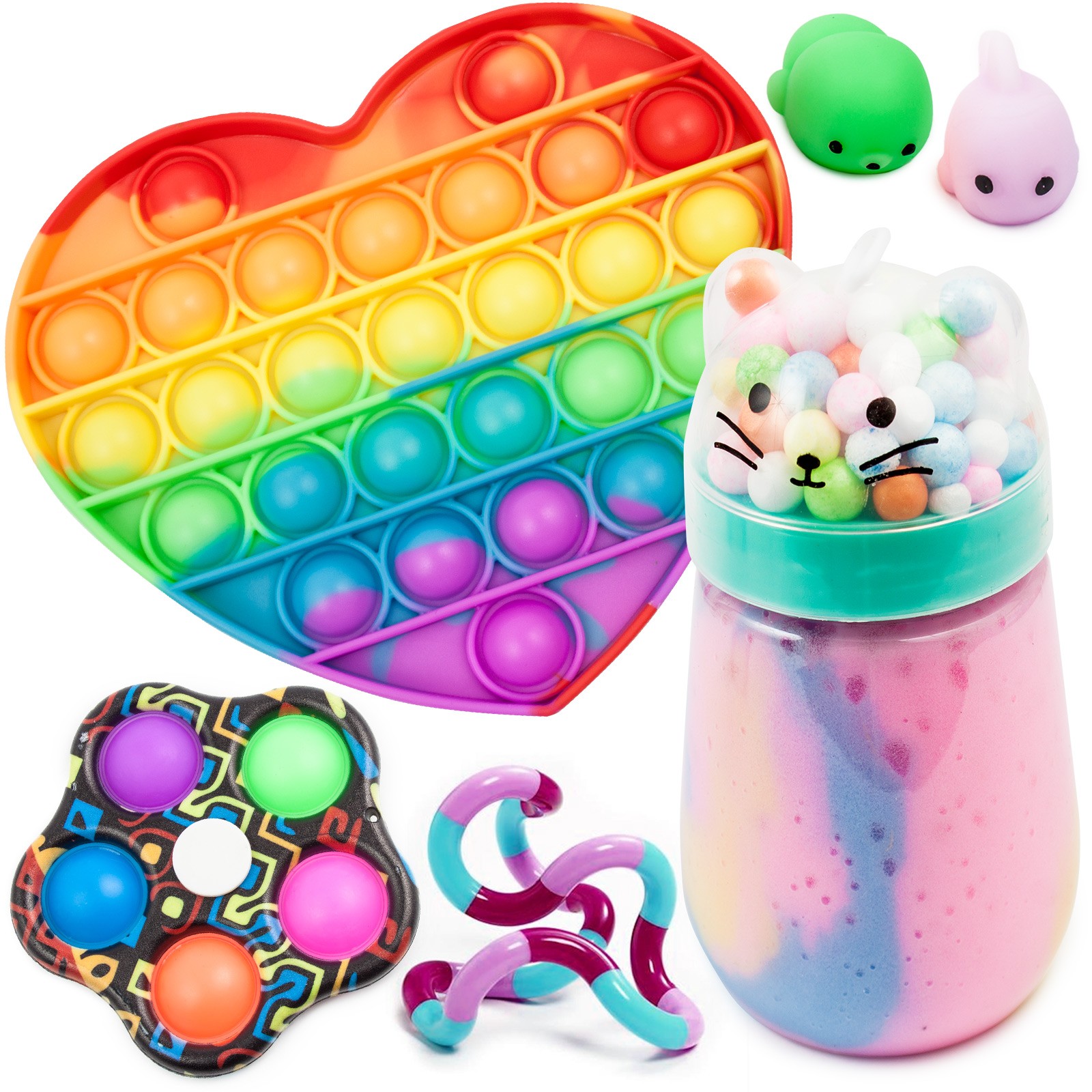

Fidget Toys Zestaw Zabawek Antystresowych Gniotki
