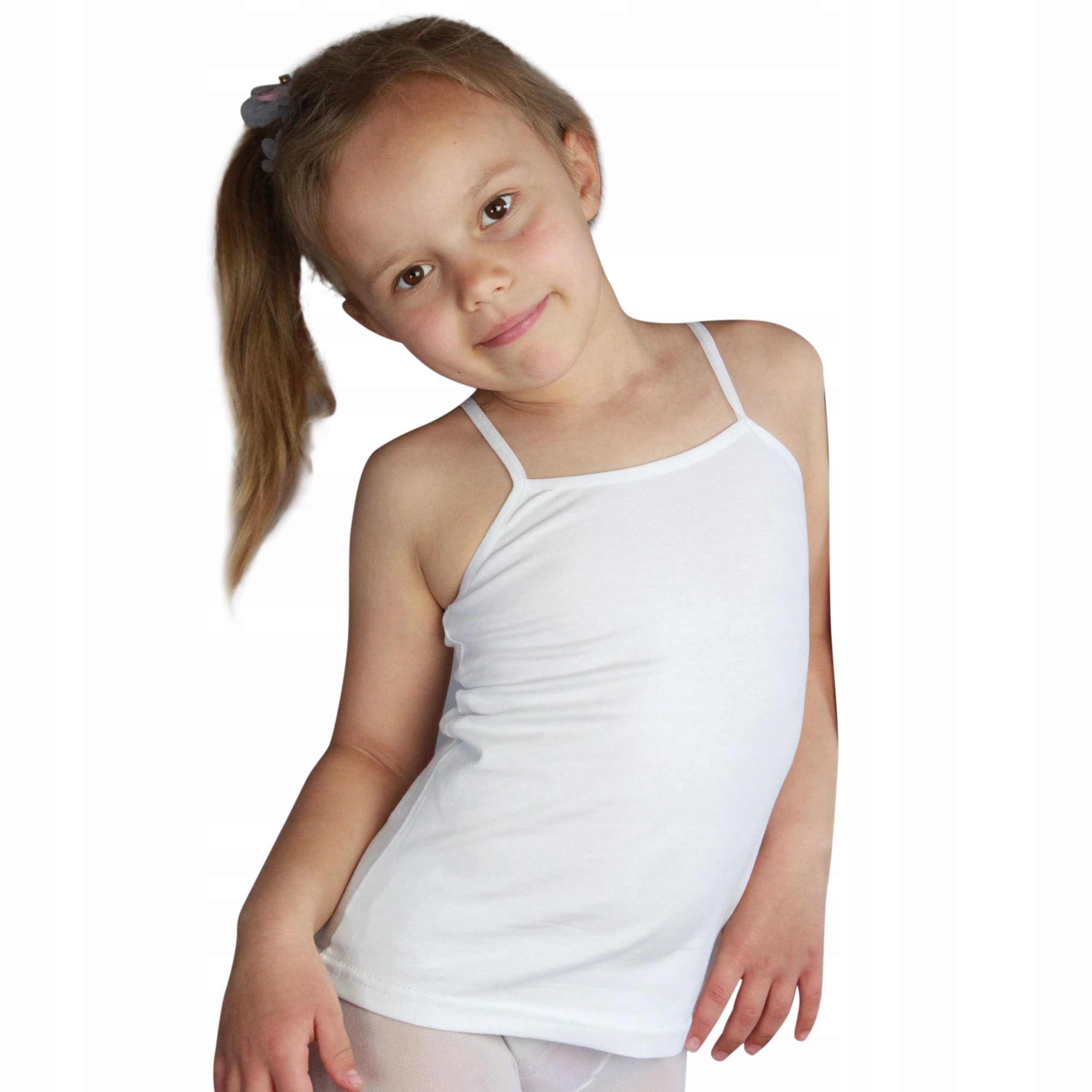 PODKOSZULKA KOSZULKA NA RAMIĄCZKACH 134-140