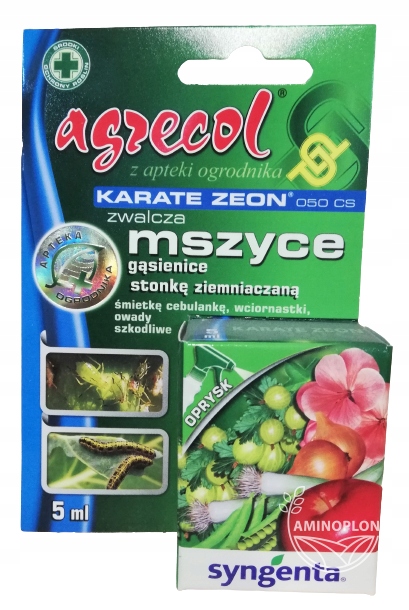 

Karate Zeon 050 Cs 5ml zwalcza mszyce, gąsienice