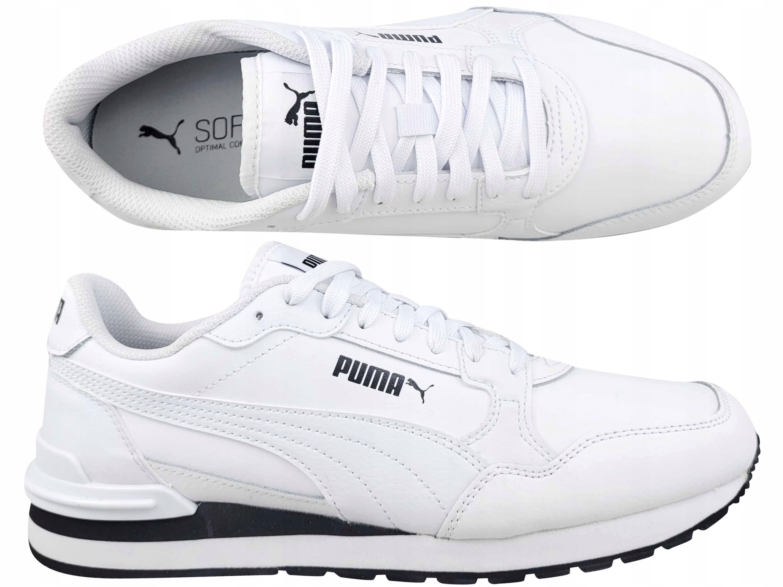 Kožené sportovní boty Puma St Runner přírodní kůže 399068 07 vel. 36