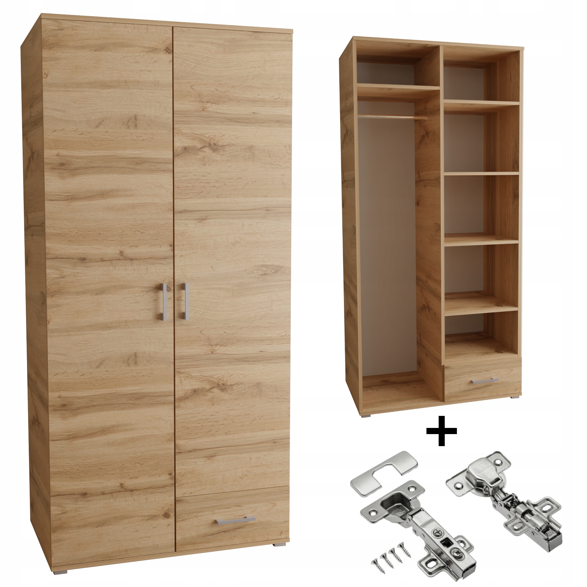 Skříň 80 CM dub craft zlatý s tichým dovíráním