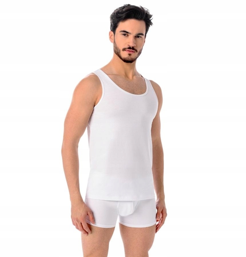 

Podkoszulek męski bawełniany Eli biały XXL Teyli