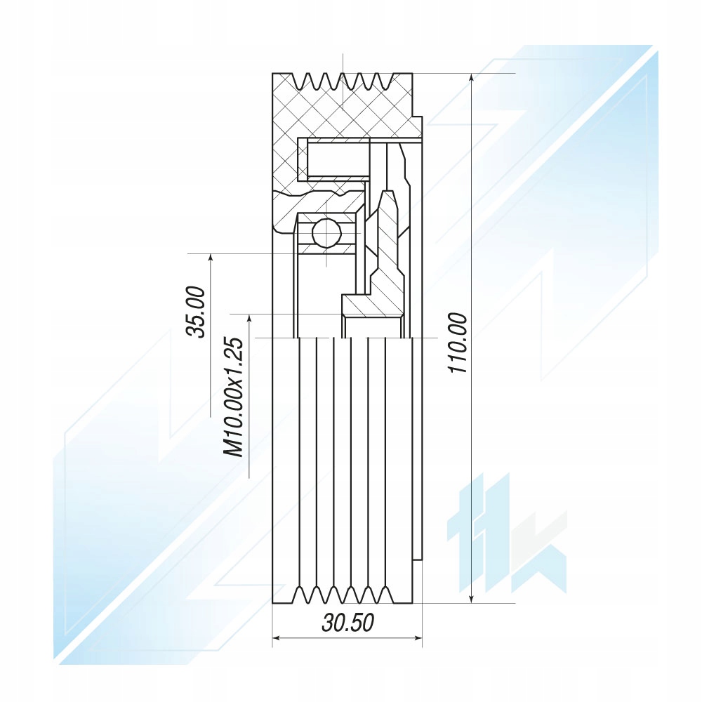 SPRZĘGŁO SPRĘŻARKI KLIMy BMW M3 M5 M6 64526933174 Producent części TTK