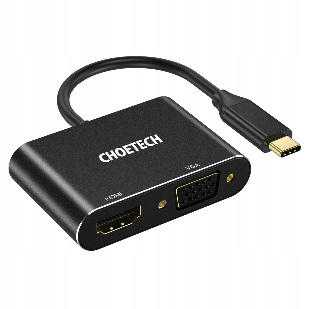 Adapter rozdzielacz z Usb C na Hdmi 4K 60Hz / Vga