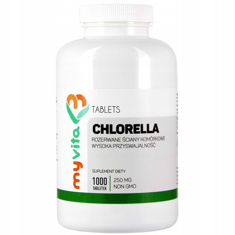 

Chlorella 250 mg 1000 tabl. Myvita algi detoks