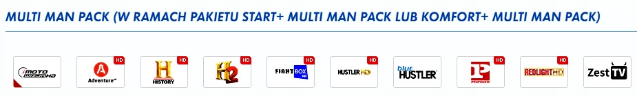 NC+ TNK WIFIBOX SAGEMCOM DSIW74 - 12M START+ Rodzaj cyfrowy