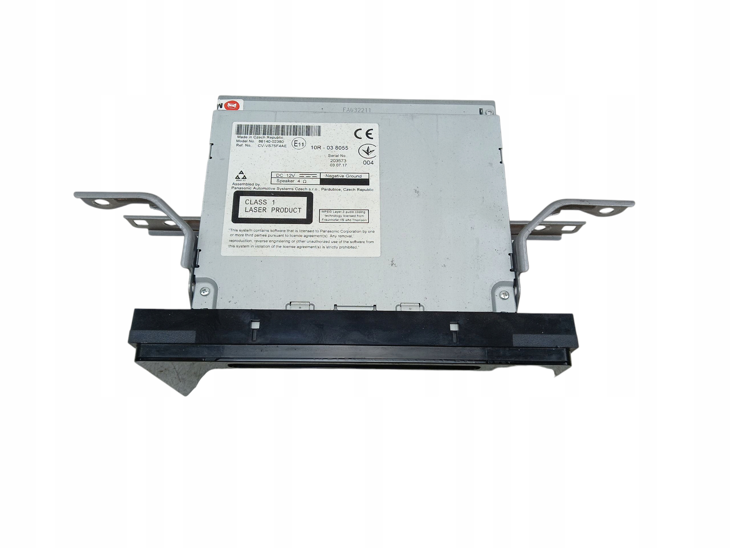 RADIO navigation NAVI display module GPS TOYOTA AURIS II E18 86140-02380