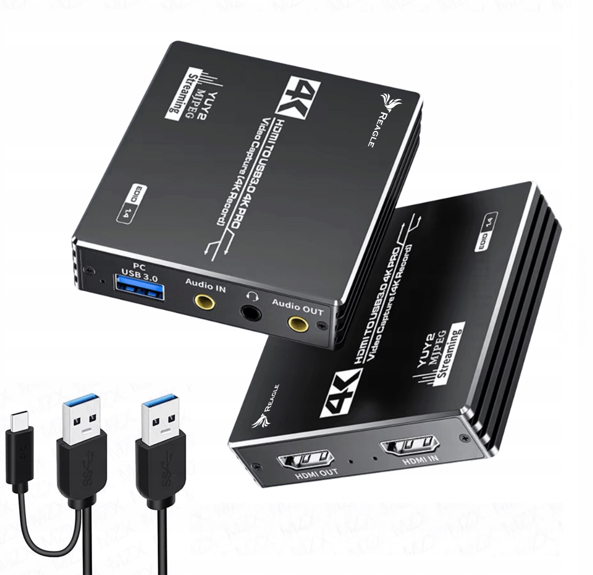 Karta Pro Zachycení Videa Grabber Hdmi Usb 4K 60Hz YUY2 Obs Hdcp