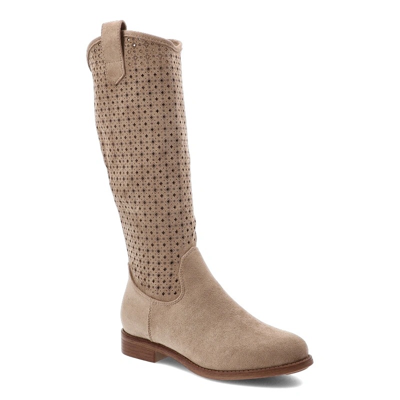 Dámské kozačky S.Barski, béžové, HY62-8144 Beige