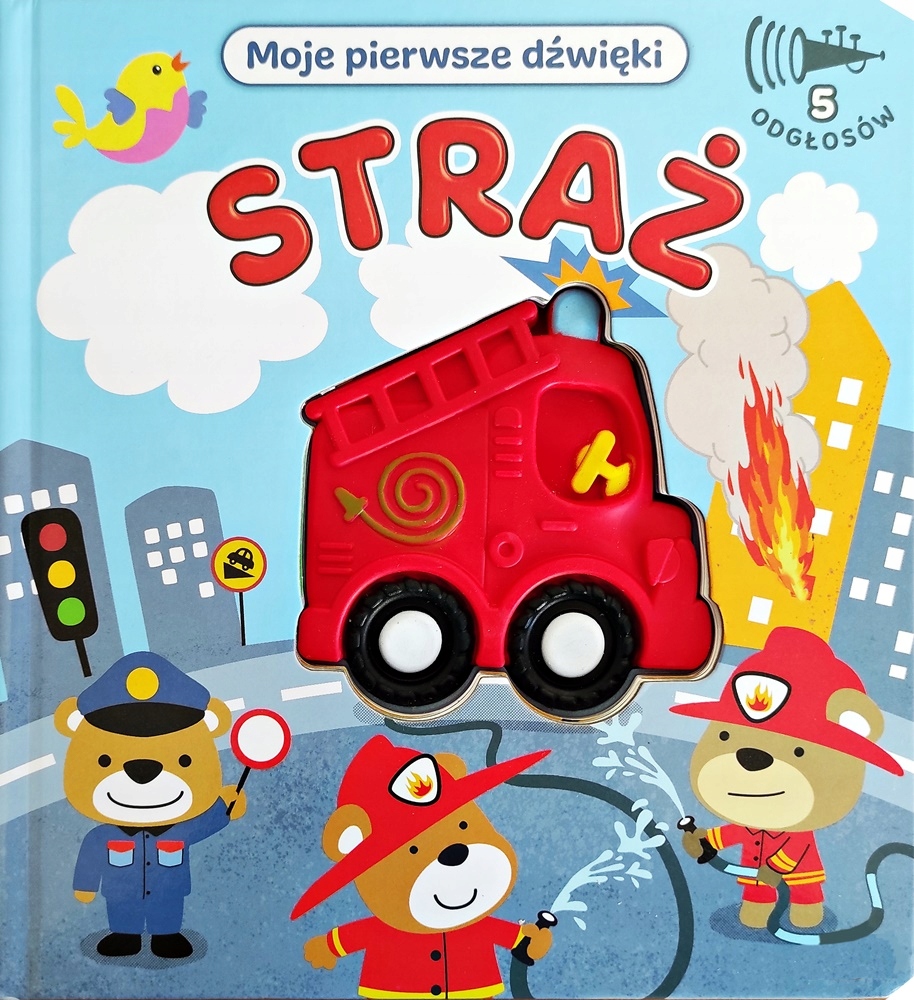 

Książeczka Książka Sensoryczna Dźwiękowa Straż