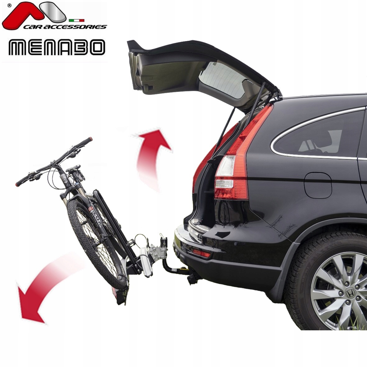 MENABO MERAK 2 TILTING BAGAZNIK NA HAK 2 ROWERY 13 Weight with packaging 12 3 kg