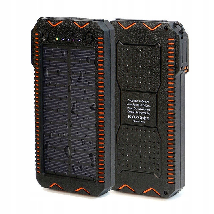 

Power Bank Solarny Pancerny Fotowoltaika Bateria