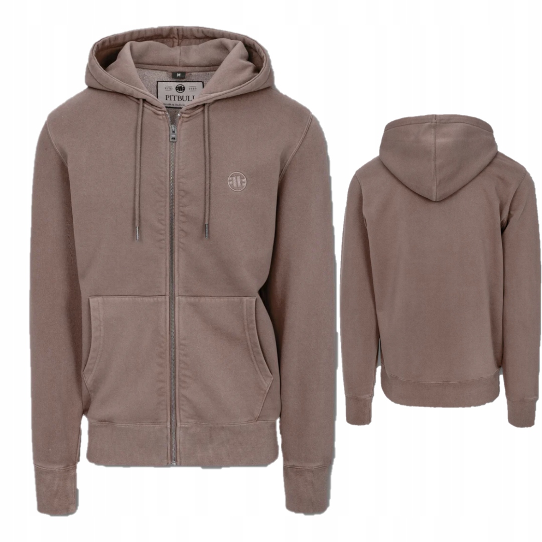 Pitbull West Coast Rozepínací Mikina S Kapucí Lancaster II Burgundská 3XL