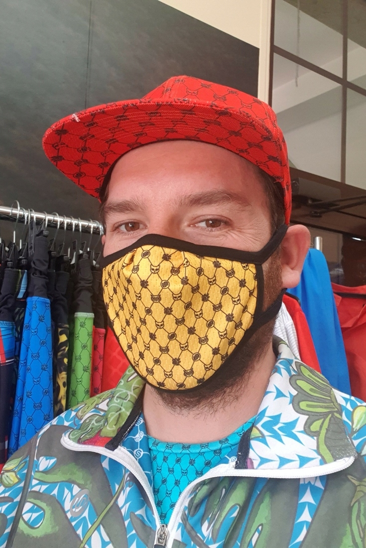 MASKA DWUWARSTWOWA HIGIENICZNA NESSI Kolor żółty