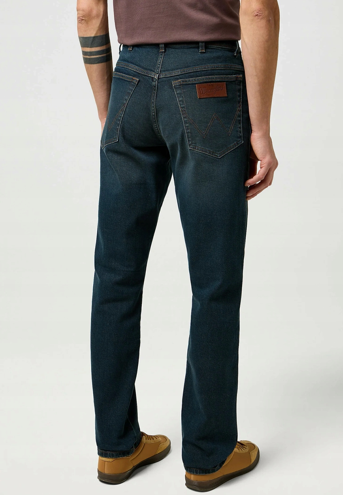Pánské zúžené džíny Wrangler Texas Slim Old River 112371013 40/32