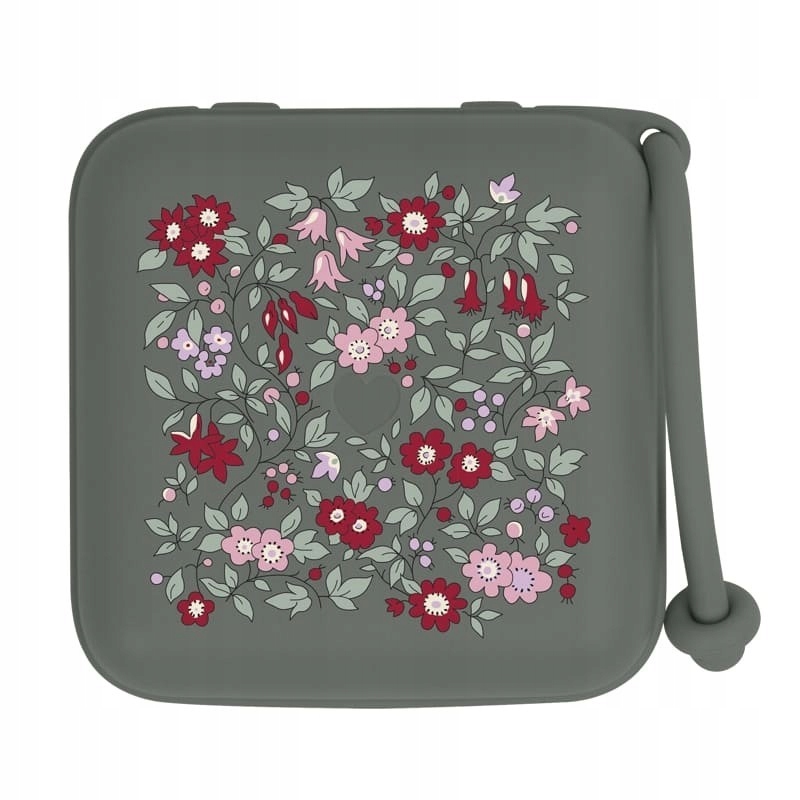 BIBS LIBERTY PACIFIER BOX CHAMOMILE LAWN PINE 2 w 1 etui do smoczków oraz p