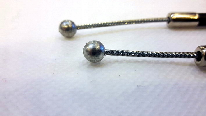 Linka hamulcowa do wózka, Tako, Riko, 28,5cm, kpl Kod producenta Linka hamulcowa 28,5cm Tako Junama Riko